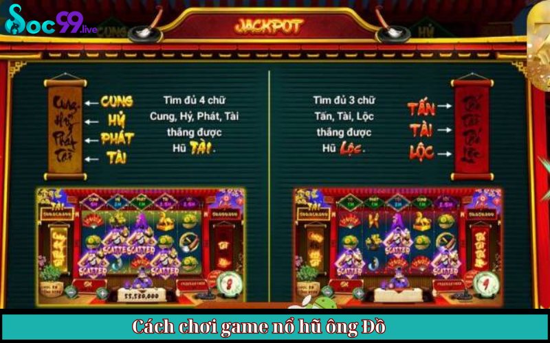 Cách chơi game nổ hũ ông Đồ