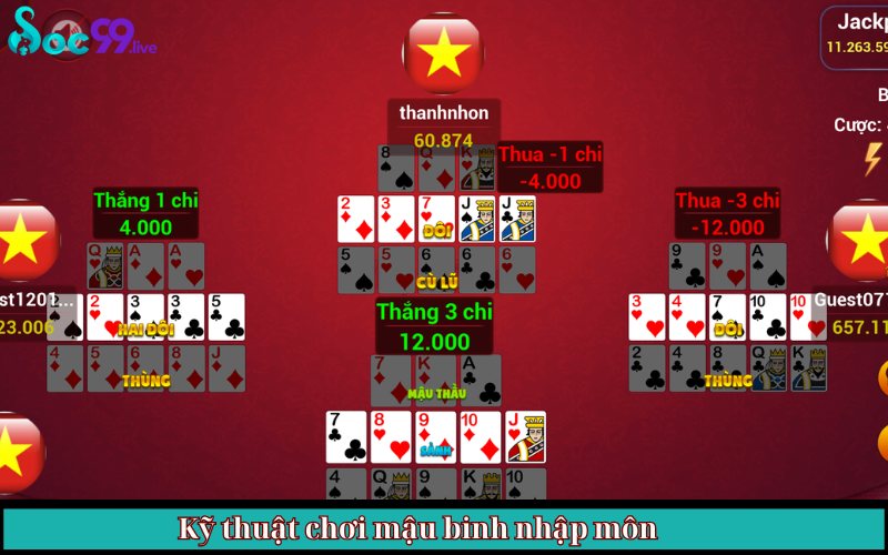 Kỹ thuật chơi mậu binh nhập môn
